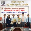THÀNH LẬP PHÒNG BAN & BỔ NHIỆM CÁN BỘ QUẢN LÝ